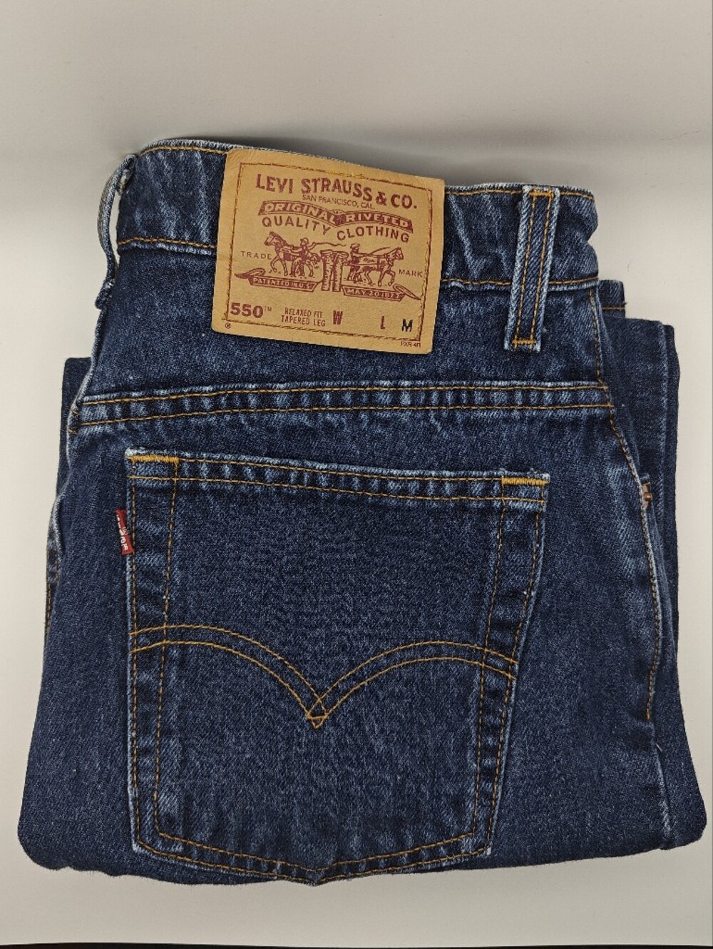 Vintage Levi's 550 Indigo Straight Leg Women's Jeans
